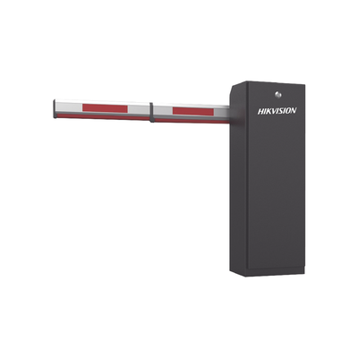 HIKVISION Barrera Vehicular IZQUIERDA a 220 Vca con Brazo Incluido ajustable de 2 a 4 mts / Apertura en 3 Segundos / Incluye banda protectora antigolpe de vehiculos MOD: DSTMG4B0LA/4M-220