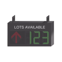 HIKVISION Guía de Estacionamiento Interior / Ideal para Pasillos y Áreas de Control de Estacionamientos / RS485- RJ45 / Indicador Numérico / Flecha Dinámica DS-TVL121-3-5/H