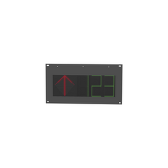 HIKVISION Guía de Estacionamiento Interior / Ideal para Pasillos y Áreas de Control de Estacionamientos / RS485- RJ45 / Indicador Numérico / Flecha Dinámica MOD: DS-TVL121-6-5D