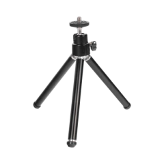 HIKVISION Tripie Para Cámaras Web / 15 a 30 cms / Tornillo 1/4 / Montaje Universal / Multiples Usos / Compatible con Multiples Marcas DS-U1530-B
