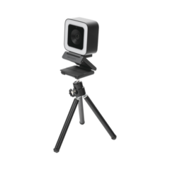 HIKVISION Cámara Web ALTA DENIFICIÓN (1080p) / Aro de Luz Interconstruido / Gran Angular / Micrófono Integrado / Conector USB de 2 mts / Fácil de Instalar / Reducción de Ruido Inteligente MOD: DS-UL2