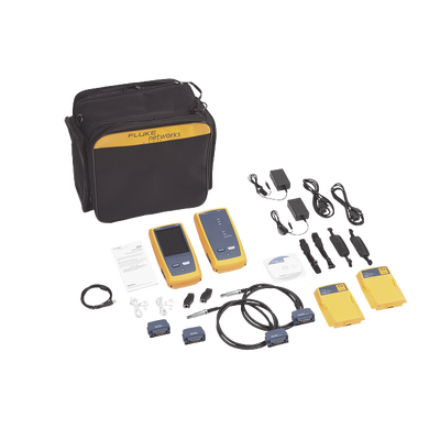 FLUKE NETWORKS Certificador DSX-5000 para Cable de Cobre Cat5e, Cat6 y Cat6A, Precisión de Nivel V (1 GHz), Con WiFi Integrado y Pantalla LCD de 5.7 in, Versión Internacional MOD: DSX2-5000INT