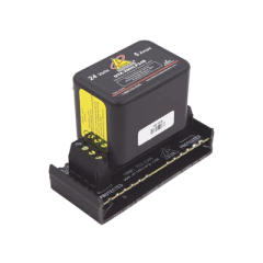 DITEK Protector Contra Sobretensiones para Circuitos de Datos y Señalización con Base, Panel de Incendio, Panel de Alarma, Audio, Iluminación de Bajo Voltaje MOD: DTK2MHLP24BWB