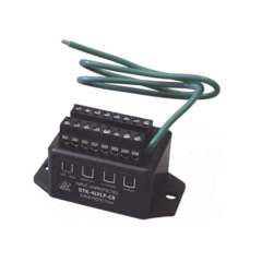 DITEK Protector para lazo de 4 pares, para aplicaciones de lectores con formato wiegand : 2 de alimentación de 12 / 24 Vcc, 1 de datos 5 Vcc, 1 señal de 1 Vcc. MOD: DTK4LVLPCR