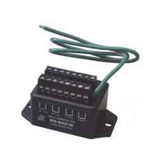 DITEK Protector para lazo de 4 pares, para aplicaciones de lectores con formato wiegand : 2 de alimentación de 12 / 24 Vcc, 1 de datos 5 Vcc, 1 señal de 1 Vcc. MOD: DTK4LVLPCR