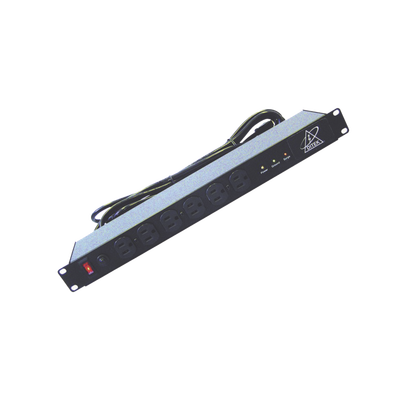 DITEK Protector Contra Sobretensiones de 120 VCA, 15 A, 12 Salidas, Montaje en Rack 1U, Servidores Montados en Rack, Sistemas de Voz, Controladores, Equipos de Video Vigilancia MOD: DTK-RMAC12