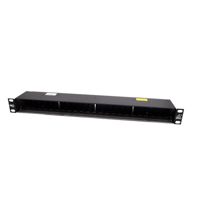 DITEK Gabinete de 24 Canales para Montaje en Rack, Compatible con el Módulo de protección DTK-NETMS MOD: DTK-VM2R24