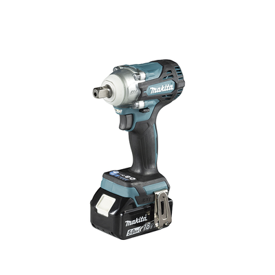 MAKITA Llave de Impacto BL de 1/2", 18 V 5.0 Ah LXT, Máximo Apriete 330 Nm. Incluye 2 Baterías de 5.0 Ah, Cargador Rápido 18 V LTX y Maletín Makpac. MOD: DTW-301-RTJ