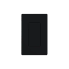 LUTRON ELECTRONICS Placa ciega color negro. MOD: DVBIBL