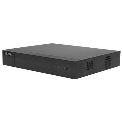 HiLook by HIKVISION DVR 1080P Lite Pentahibrido / 8 Canales TURBOHD + 2 Canales IP / 1 Bahía de Disco Duro / H.264+ / 1 Canal de Audio / Salida de Vídeo Full HD MOD: DVR-208G-F1