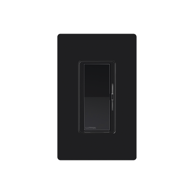 LUTRON ELECTRONICS (Caseta Wireless) Atenuador de pared. Aumenta/Disminuye Intensidad de Iluminación. No requiere cable neutro. 150W LED / 600W INC/HAL DVRF6LBL