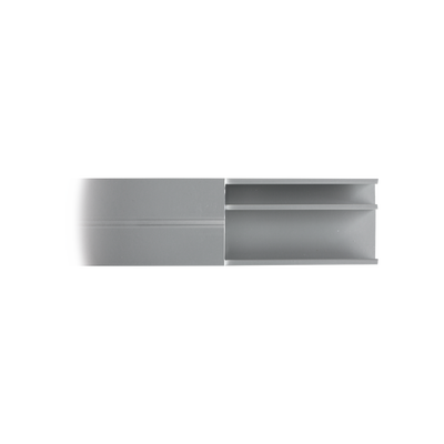 THORSMAN Canaleta de aluminio línea X color blanco, 53 x 14,66 mm, tramo de 2 metros DX-100-4000
