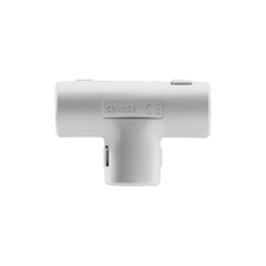 GEWISS Unión en "T" para tubería rígida, recomendado para cable eléctrico, PVC Auto-extinguible, de 16 mm MOD: DX-40-216
