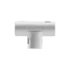 GEWISS Unión en "T" para tubería rígida, recomendado para cable eléctrico, PVC Auto-extinguible, de 25 mm MOD: DX-40-225