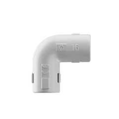 GEWISS Unión en "L" (Codo) para tubería rígida, recomendado para cable eléctrico, PVC Auto-extinguible, de 25 mm MOD: DX-40-325