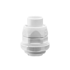 GEWISS Conector (Racor) de tubería flexible a caja, PVC Auto-Extinguible de 12 mm, IP55 MOD: DX-54-012