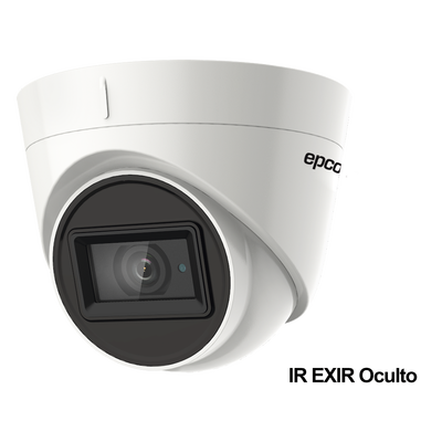 EPCOM PROFESSIONAL Eyeball 4K (8 Megapixeles) TURBOHD / Gran Angular / Lente 2.8 mm / Potente IR EXIR 60 mts / Exterior IP67. MOD: E4K-TURBO-X