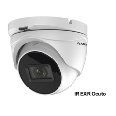 EPCOM PROFESSIONAL Eyeball 4K (8 Megapixeles)TURBOHD / Lente Mot. 2.7 a 13.5 mm / Potente IR EXIR 60 mts / Exterior IP67 / 9 a 15 Vcc MOD: E4K-TURBO-Z