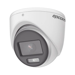 EPCOM PROFESSIONAL Turret TURBOHD 2 Megapixeles (1080p) / Imagen a color 24/7 / Lente 2.8 mm / METAL / Luz Blanca 20 mts / Exterior IP67 / TVI-AHD-CVI-CVBS / dWDR MOD: E8-TURBO-C
