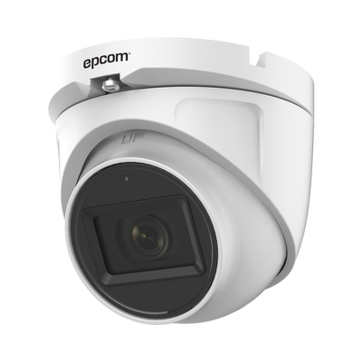 EPCOM PROFESSIONAL AUDIO POR COAXITRON / Domo TURBOHD 2 Megapixel (1080p) / Gran Angular 106° / Lente 2.8 mm / 20 mts IR EXIR / Exterior IP66 / 4 Tecnologías / dWDR / Metal MOD: E8-TURBO-G2/A