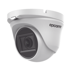 EPCOM PROFESSIONAL Turret TURBOHD 2 Megapixel (1080p) / Lente Motorizado 2.7 mm a 13.5 mm / 70 mts IR EXIR / Ultra Baja Iluminación / METAL / 4 Tecnologías / Exterior IP66 MOD: E8-TURBO-G2VZ