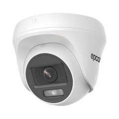 EPCOM PROFESSIONAL Turret TURBOHD 2 Megapíxel (1080p) / Imagen a color 24/7 / Lente 2.8 mm / Policarbonato / Luz Blanca 20 mts / Interior / Microfono Integrado / TVI-AHD-CVI-CVBS / dWDR MOD: E8-TURBO-PC/A