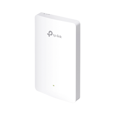 TP-LINK Punto de acceso Omada doble banda 802.11ac, PoE 802.3af/at, MU-MIMO, MIMO 2x2 diseño placa de pared con tres puertos adicionales, soporta hasta 100 clientes. MOD: EAP225-WALL