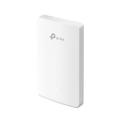 TP-LINK Punto de acceso Omada doble banda AC1200/ PoE entrada 802.3af/at / MU-MIMO 2x2 diseño para pared con tres puertos adicionales / soporta hasta 100 clientes. MOD: EAP235-WALL