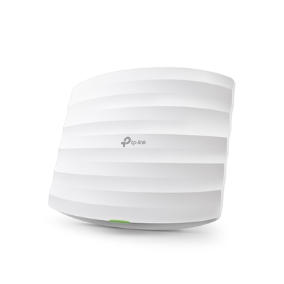 TP-LINK Punto de Acceso doble banda AC 1750 MU-MIMO 3X3 / PoE af y PoE Pasivo / Soporta hasta 100 clientes / Montaje en techo-pared / Configuración Stand-alone o por Controlador. MOD: EAP245