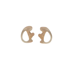 TXPRO Auricular de oido abierto transparente hipoalergenico mediano MOD: EAR-TIP3-L