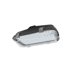Syscom Luminaria LED para alumbrado publico de 45 watts de 12/24 Vcc incluye tempocontrolador, 5040 Lm MOD: EASYLED45