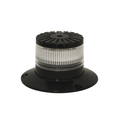 ECCO Baliza LED compacta discreta, domo claro, color ambar MOD: EB7265-CA