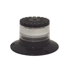 ECCO Baliza LED compacta discreta, domo claro, color ambar/claro MOD: EB7265-CAC