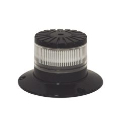 ECCO Baliza LED compacta discreta, domo claro, color ambar/claro MOD: EB7265-CAC