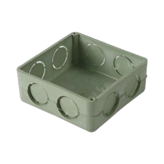 CRESCO Caja cuadrada de 3/4 para instalaciones con tuberia PVC Conduit pesado MOD: EC19C