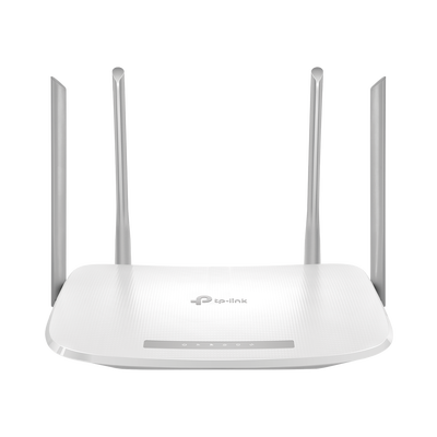 TP-LINK Router Inalámbrico ISP doble banda AC, 2.4 GHz y 5 GHz Hasta 1167 Mbps, 4 antenas externas omnidireccional, 3 Puertos LAN 10/100/1000 Mbps, 1 Puerto WAN 10/100/1000 Mbps MOD: EC220G5