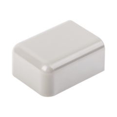 PANDUIT Tapa Final, para uso con canaleta LD10, material ABS, Color Gris MOD: ECF10IG-X