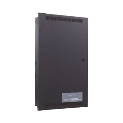 HONEYWELL FARENHYT SERIES Amplificador Dual De 50/100 Watts Con Capacidad De Respaldo, Gabinete Negro MOD: ECS-DUAL50WB