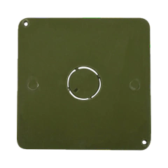 CRESCO Tapa para caja cuadrada de 1/2" para instalaciones con tubería PVC Conduit pesado MOD: ECT13