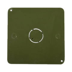 CRESCO Tapa para caja cuadrada de 1" para instalaciones con tubería PVC Conduit pesado MOD: ECT25