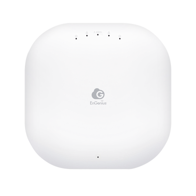 ENGENIUS Punto de Acceso Wi-Fi para Interior MU-MIMO 2x2 con Administración en Nube, 867Mbps en 5 GHz y 400 Mbps en 2.4 GHz, Hasta 250 Usuarios concurrentes, Soporta PoE 802.3af MOD: ECW120