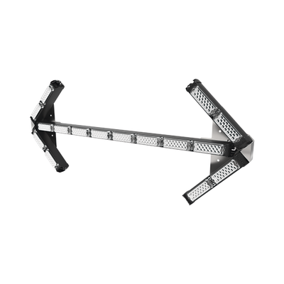 ECCO Barra de luces LED en flecha de doble cabezal en una sola pieza Director de tráfico de 53.8 pulgadas, iluminación color ámbar. MOD: ED3307A