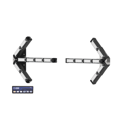 ECCO Flechas separadas directoras de tráfico LED de 28 Pulgadas en color ámbar. MOD: ED3307SA