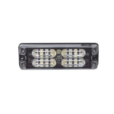ECCO Luz Perimetral, 12 LED Ultra Brillantes, Color Rojo / Claro MOD: ED3511RW