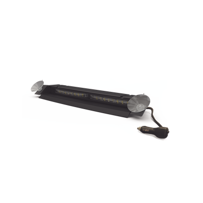 ECCO Luz Direccional de Visera, 12-24 Vcc con enchufe vehicular, doble cabezal, dual color, rojo/blanco/azul/claro MOD: ED5051VDL2RWBW