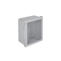 STI Gabinete de Fibra de Vidrio, IP66 para Uso en Interior o Exterior y Puerta Transparente Removible EF201610-W