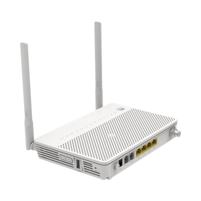 HUAWEI ONT GPON WiFi 2.4GHz 4 puertos GE + 1 puerto CATV + 2 POTS EG8247H5