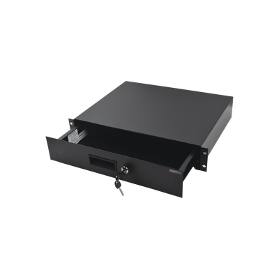 LINKEDPRO BY EPCOM Gaveta para Rack 19" de 2 Unidades con Chapa de Seguridad. MOD: EIA-AR-6152