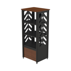 EPCOM INDUSTRIAL Estante Doméstico para Equipo de Telecomunicaciones (675x1517x599mm) MOD: EI-AFC-6050-3N