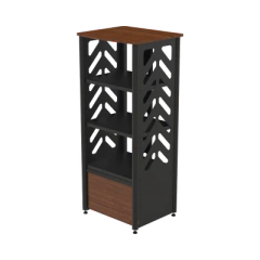 EPCOM INDUSTRIAL Estante Doméstico para Equipo de Telecomunicaciones (675x1517x599mm) MOD: EI-AFC-6050-3N